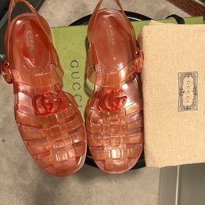 Gucci Jelly Sandals